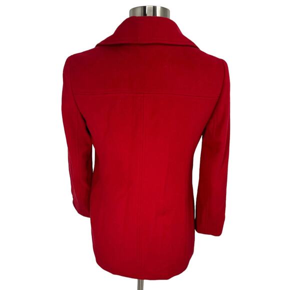 J.JILL Red Wool Blend Coat Size XS PETITE - Picture 2 of 11